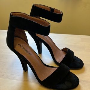 Black Suede Jeffrey Campbell Heels